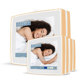 Pack Couette Bi-matière coton et laine bio 4 saisons Edelweiss + oreillers - Label Naturel