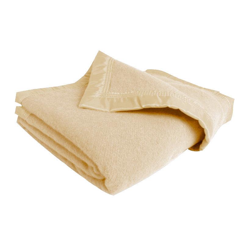 Couverture laine vierge Woolmark Eté 350g Diane - Label Naturel