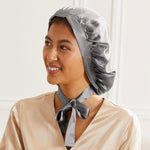 Large bonnet de nuit en soie - Label Naturel