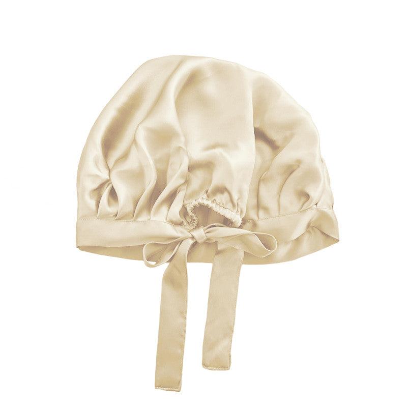 Large bonnet de nuit en soie - Label Naturel