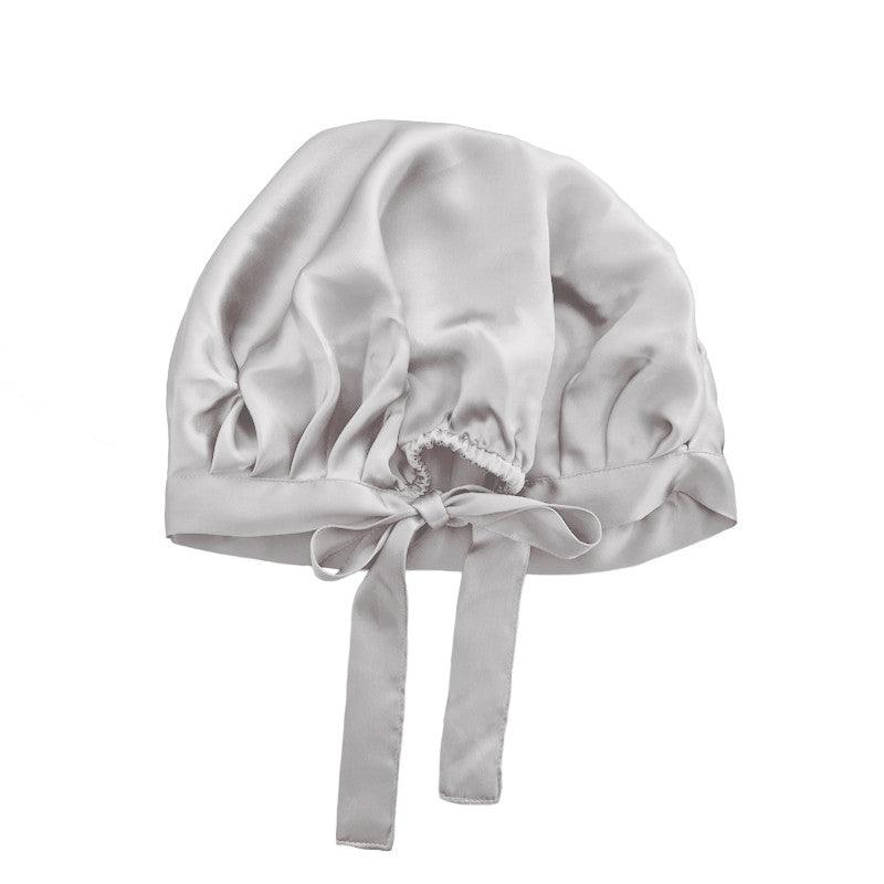 Large bonnet de nuit en soie - Label Naturel