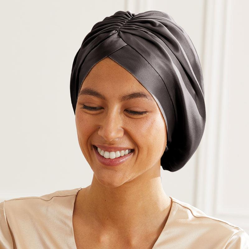 Turban en soie - Label Naturel