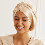 Turban en soie - Label Naturel