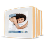 Pack 2 oreillers coton bio et laine confort modulable Edelweiss - Label Naturel